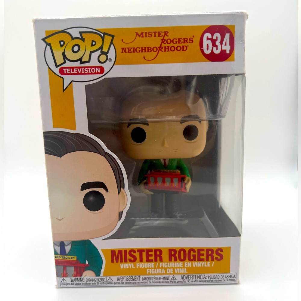 Funko Pop Mister Rogers 634 Vinyl Figure NIB Minor flaws to box